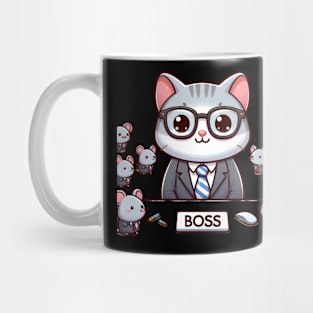 The Cute Cat Boss Guide: Exploring Feline Funnies Mug